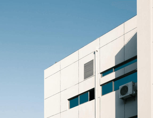 predio comercial com ar condicionado